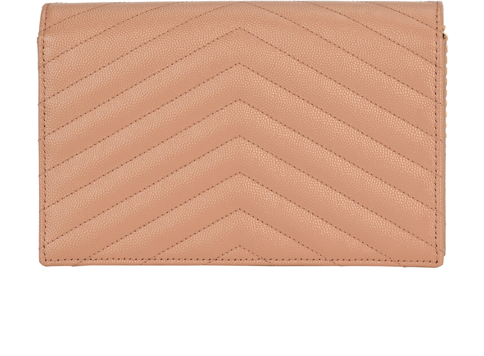 Cassandre Envelope Chain Wallet, &pound;695, Handbags, Pink, Leather, Back view